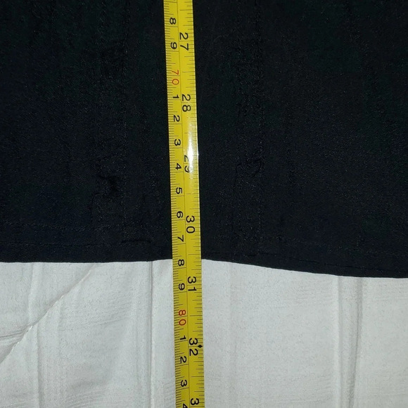 Ava &Viv Black Bell Sleeves Ruffled Trim Top - Picture 13 of 13